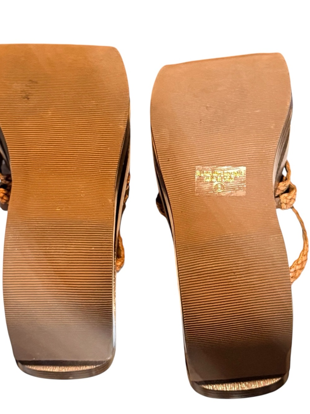 ULTRA RARE VINTAGE Y2K BONNIBEL SCULPTURAL CUTOUT WEDGES! - Picture 5 of 11